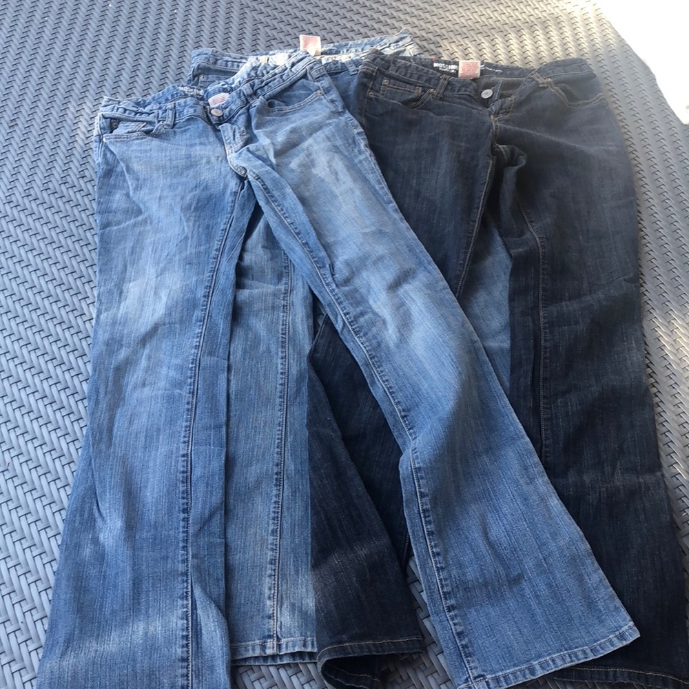 BUNDLE/ Lot of 3 PAIRS, Mossimo Slim Bootcut Jeans